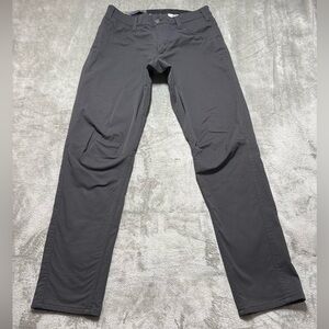 Swrve Men's Size 31x32 Gray Durable Cotton 4 Way Stretch Regular Trim Trouser